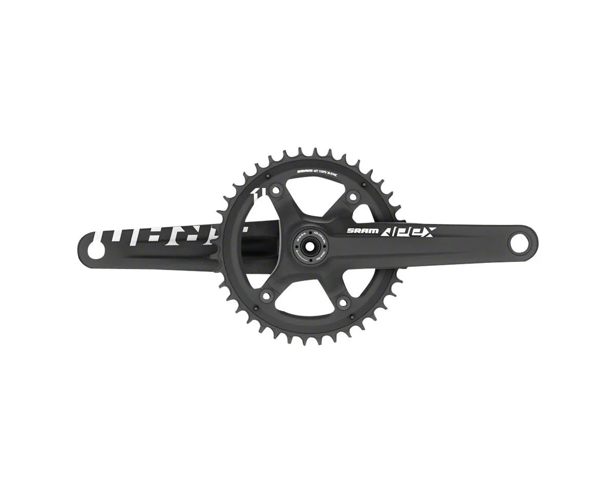 SRAM Apex 1 X-Sync Crankset (Black) (1 x 10/11 Speed) (GXP Spindle) (175mm) (42T) (110 Aymmetric BCD)